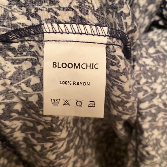 Brand New BloomChic Navy/White Wrap Dress…size 10 - Picture 6 of 7